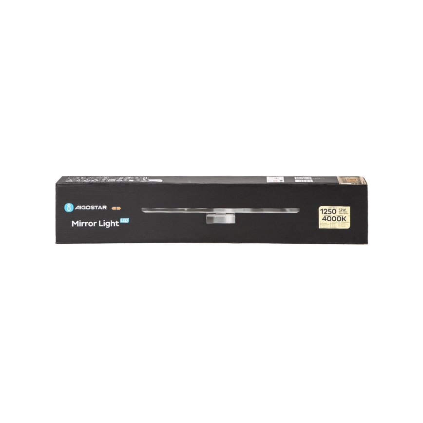 Aigostar - LED осветление за баня за огледало LED/12W/230V 4000K 60см IP44 алуминий