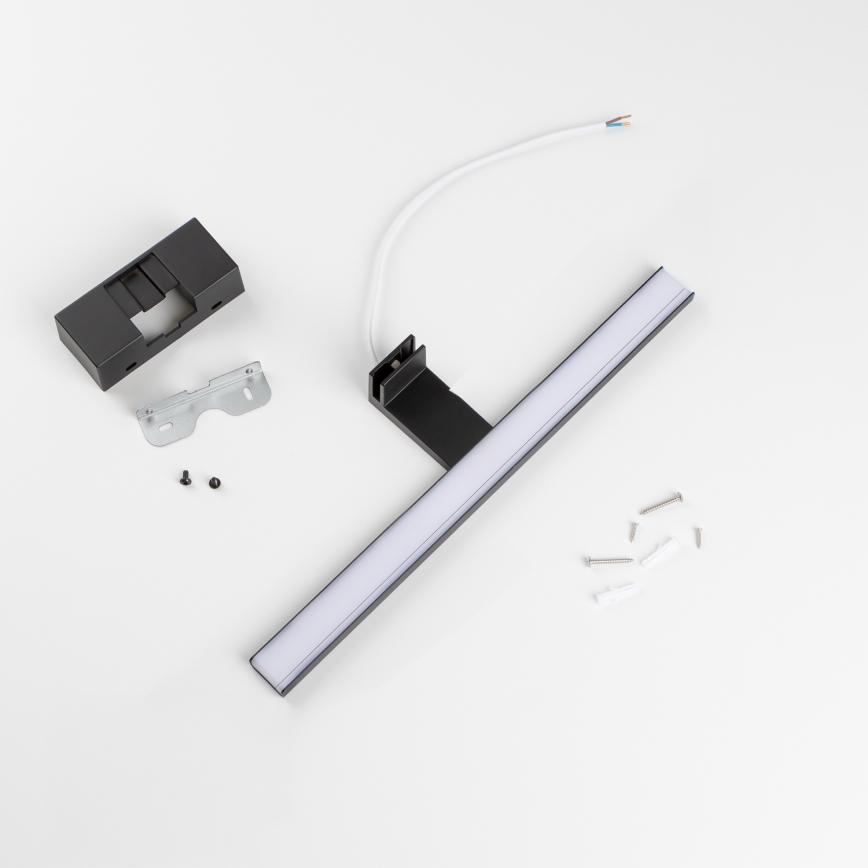 Aigostar - LED осветление за огледало за баня LED/8W/230V 4000K 40 cm IP44 черно