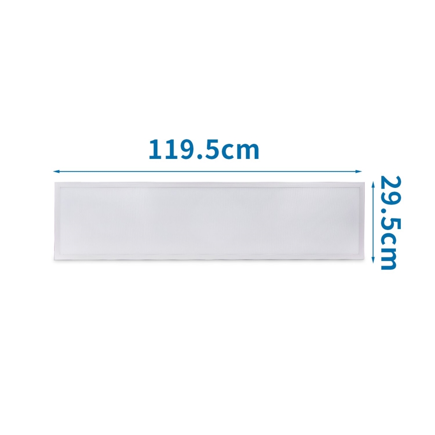 Aigostar - LED панел за окачен таван LED/50W/230V 6500K 120x30 см бял