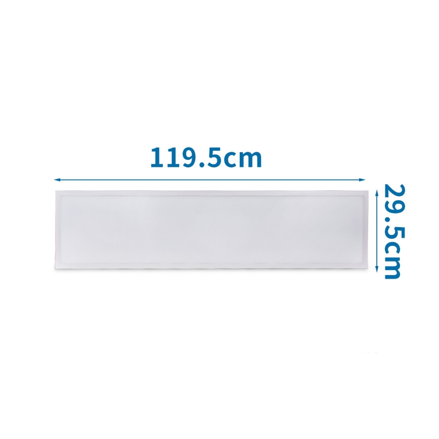 Aigostar - LED панел за окачен таван LED/60W/230V 6500K 120x30 см бял