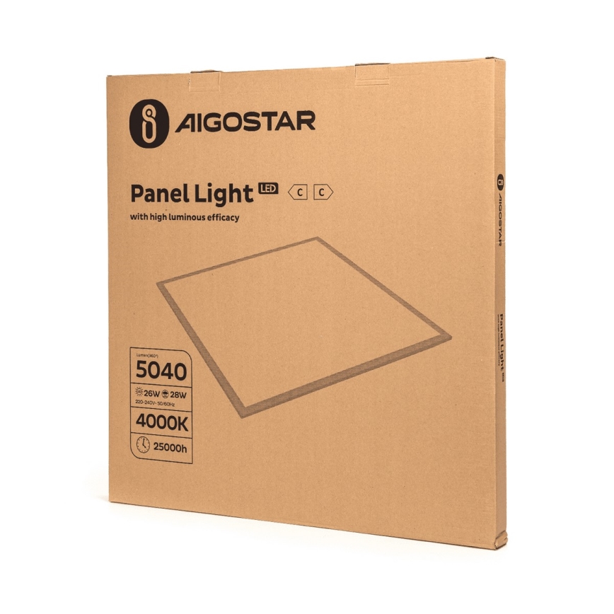 Aigostar - LED панел за окачен таван LED/28W/230V 60x60 см 4000K