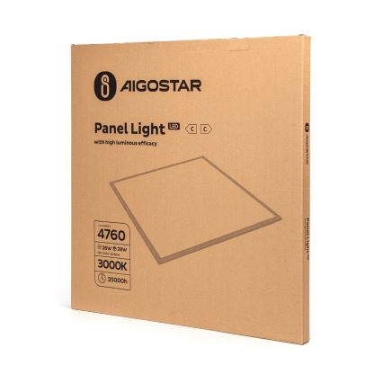 Aigostar - LED панел за окачен таван LED/28W/230V 62x62 см 3000K