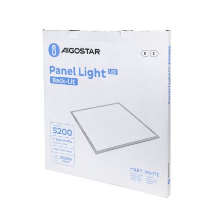 Aigostar - LED панел за окачен таван LED/40W/230V 3000K/4000K/6500K 60x60 см бял