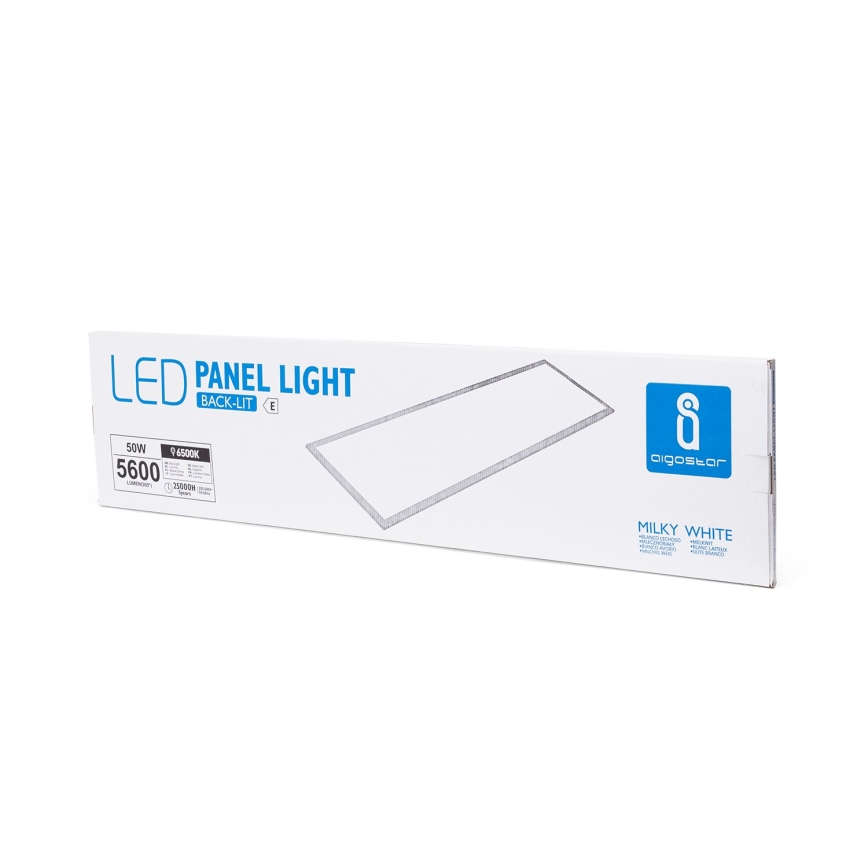 Aigostar - LED панел за окачен таван LED/50W/230V 6500K 120x30 см бял