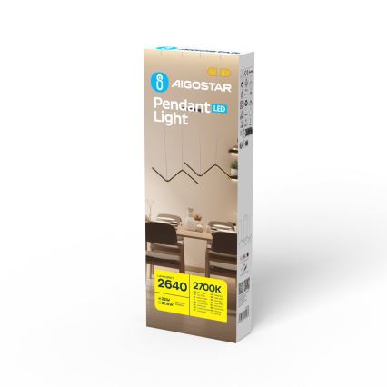 Aigostar - LED Пендел LED/23W/230V 2700K