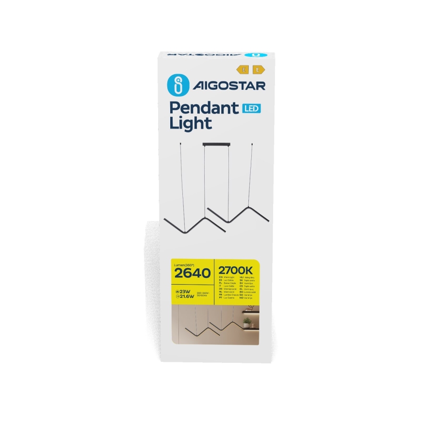 Aigostar - LED Пендел LED/23W/230V 2700K