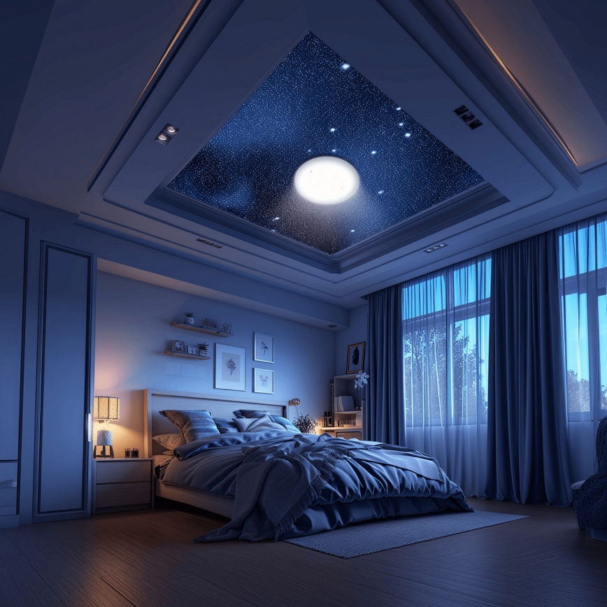 Aigostar - LED Димируем плафон за баня MESH Интелигентен LED/12W/230V 3000-6500K IP44 + дистанционно управление