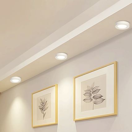 Aigostar - LED Плафон за повърхностен монтаж LED/18W/230V Ø 22,6 см 4000K бял