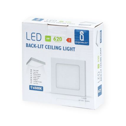 Aigostar - LED Плафон за повърхностен монтаж LED/6W/230V 12,2x12,2 см 6500K бял