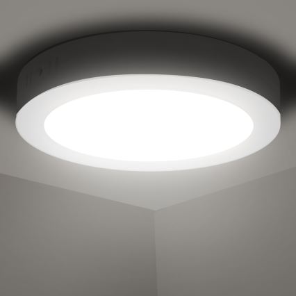 Aigostar - LED Плафониера LED/12W/230V Ø 17,4 см 4000K бял
