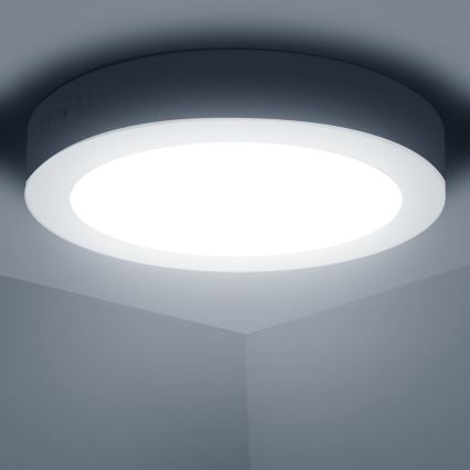Aigostar - LED Плафониера LED/12W/230V Ø 17,4 см 6500K бял
