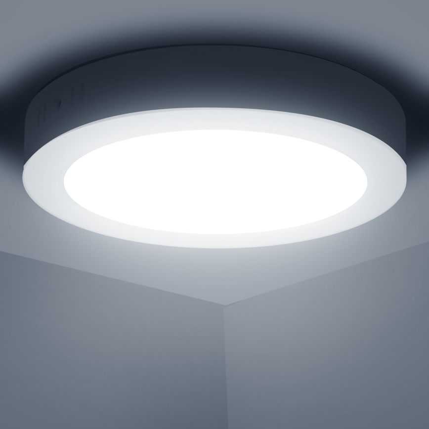 Aigostar - LED Плафониера LED/12W/230V Ø 17,4 см 6500K бял