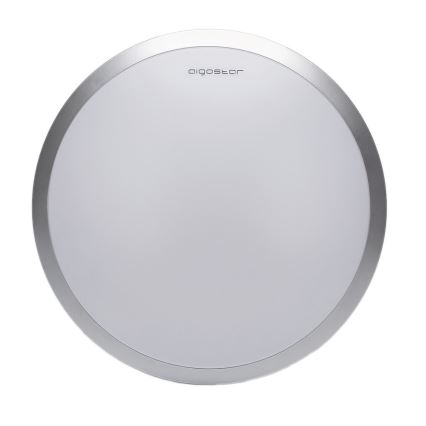 Aigostar - LED Плафониера LED/24W/230V 4000K матов хром