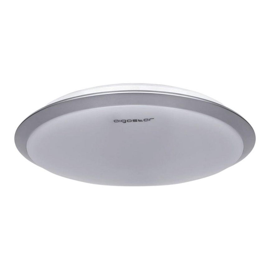Aigostar - LED Плафониера LED/24W/230V 4000K матов хром
