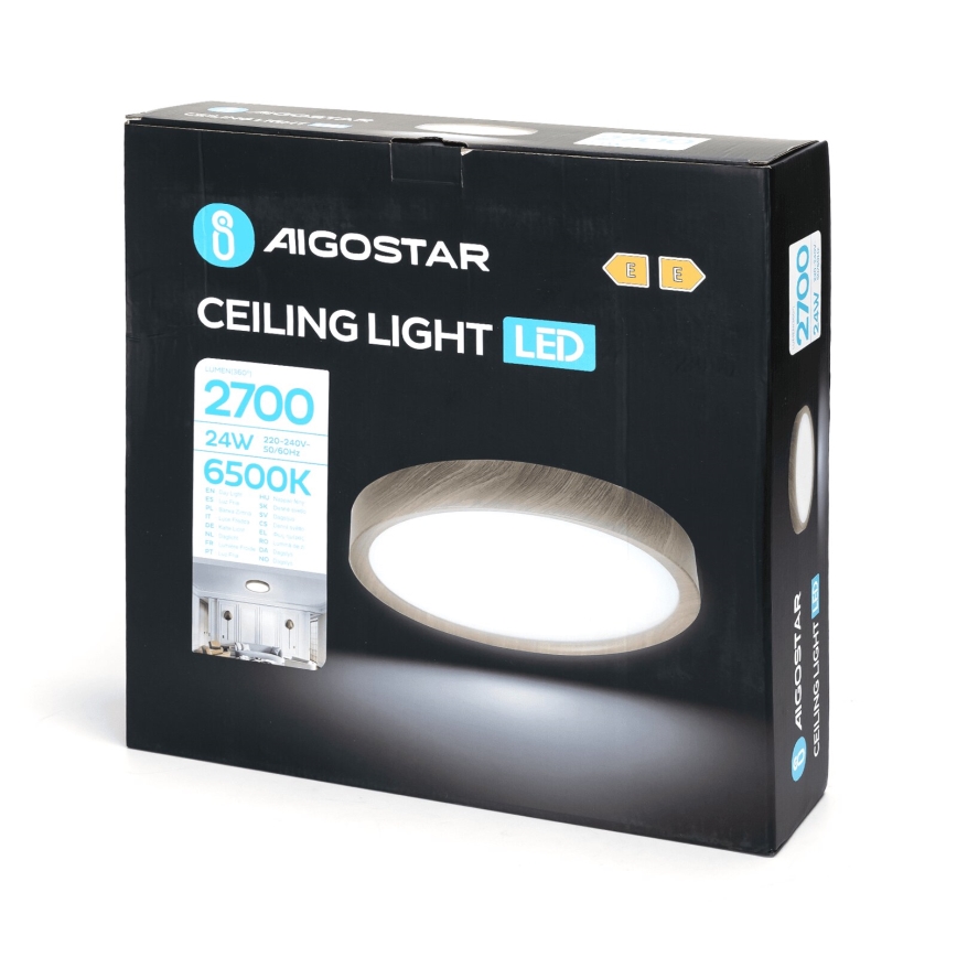 Aigostar - LED Плафониера LED/24W/230V 6500K Ø 38,3 см
