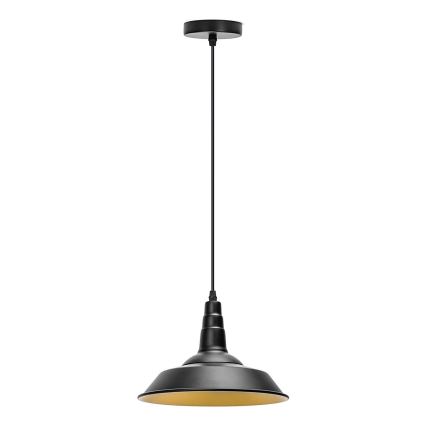 Aigostar - LED полилей на кабел 1xE27/60W/230V Ø 36 см черен