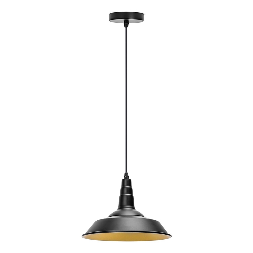 Aigostar - LED полилей на кабел 1xE27/60W/230V Ø 36 см черен