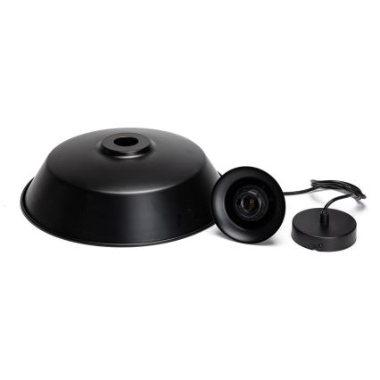 Aigostar - LED полилей на кабел 1xE27/60W/230V Ø 36 см черен