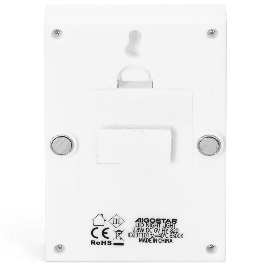 Aigostar - LED преносима нощна лампа LED/4xAAA 6500K