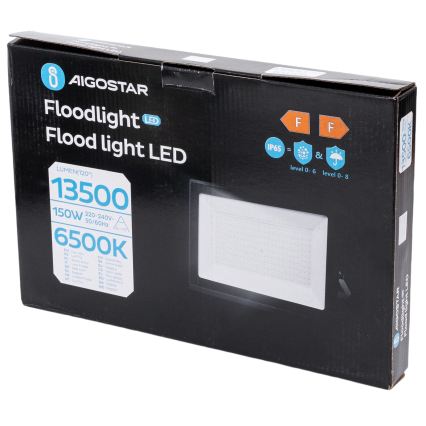 Aigostar - LED прожектор LED/150W/230V 6500K IP65 черен