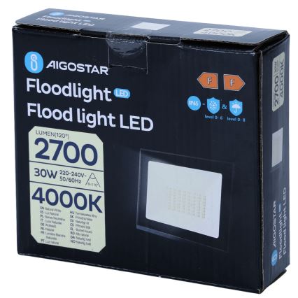 Aigostar - LED прожектор LED/30W/230V 4000K IP65