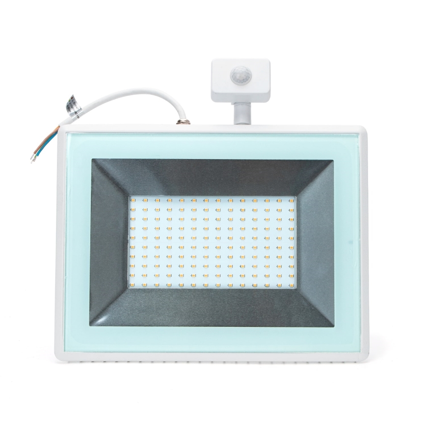 Aigostar - LED Прожектор със сензор LED/100W/230V 4000K IP65 бял