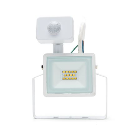 Aigostar - LED Прожектор със сензор LED/10W/230V 4000K IP65 бял