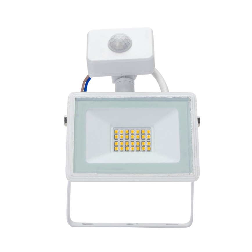 Aigostar - LED Прожектор със сензор LED/20W/230V 4000K IP65 бял