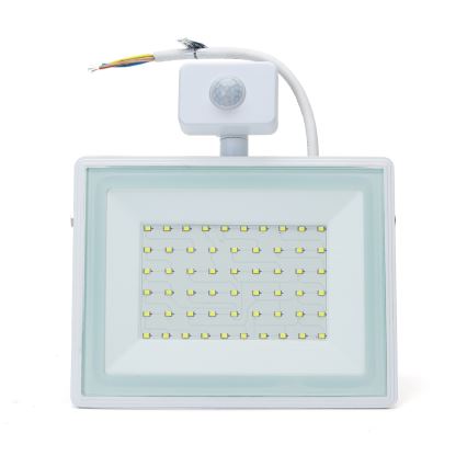 Aigostar - LED Прожектор със сензор LED/50W/230V 6400K IP65 бял