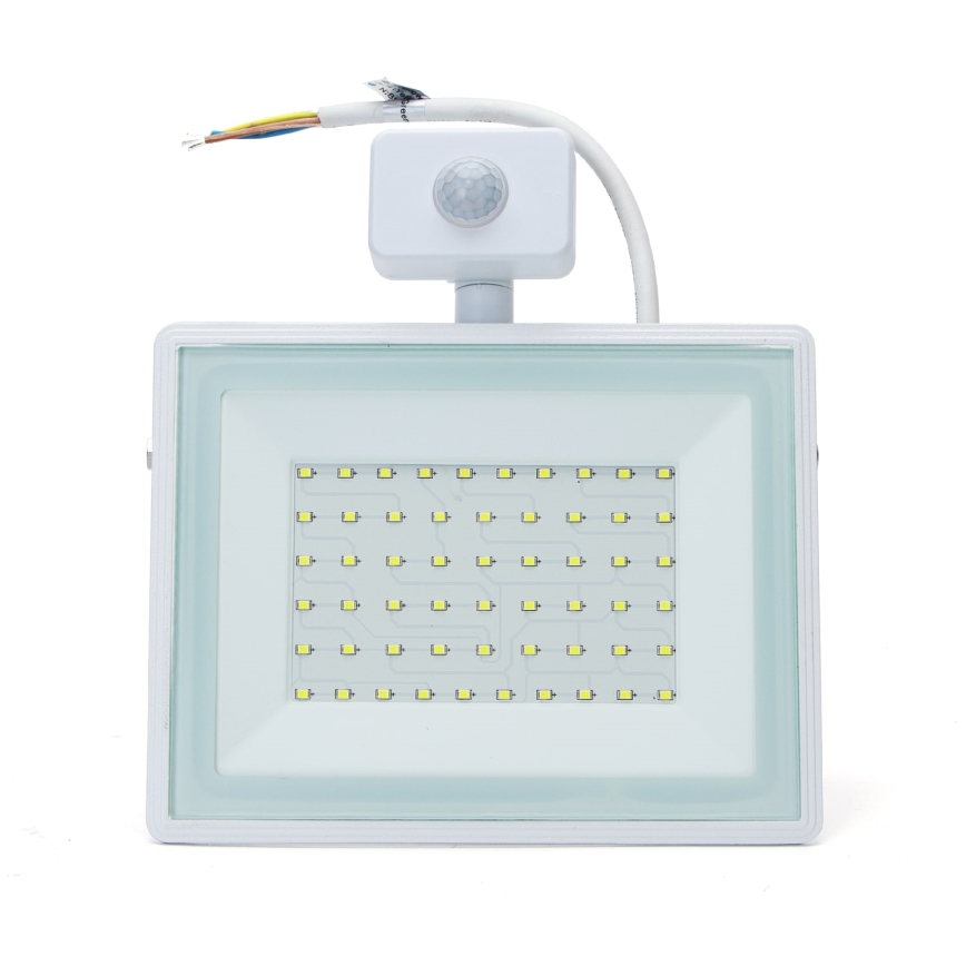 Aigostar - LED Прожектор със сензор LED/50W/230V 6400K IP65 бял