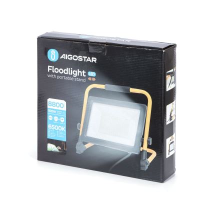 Aigostar - LED Прожектор със стойка LED/100W/230V 6500K IP65