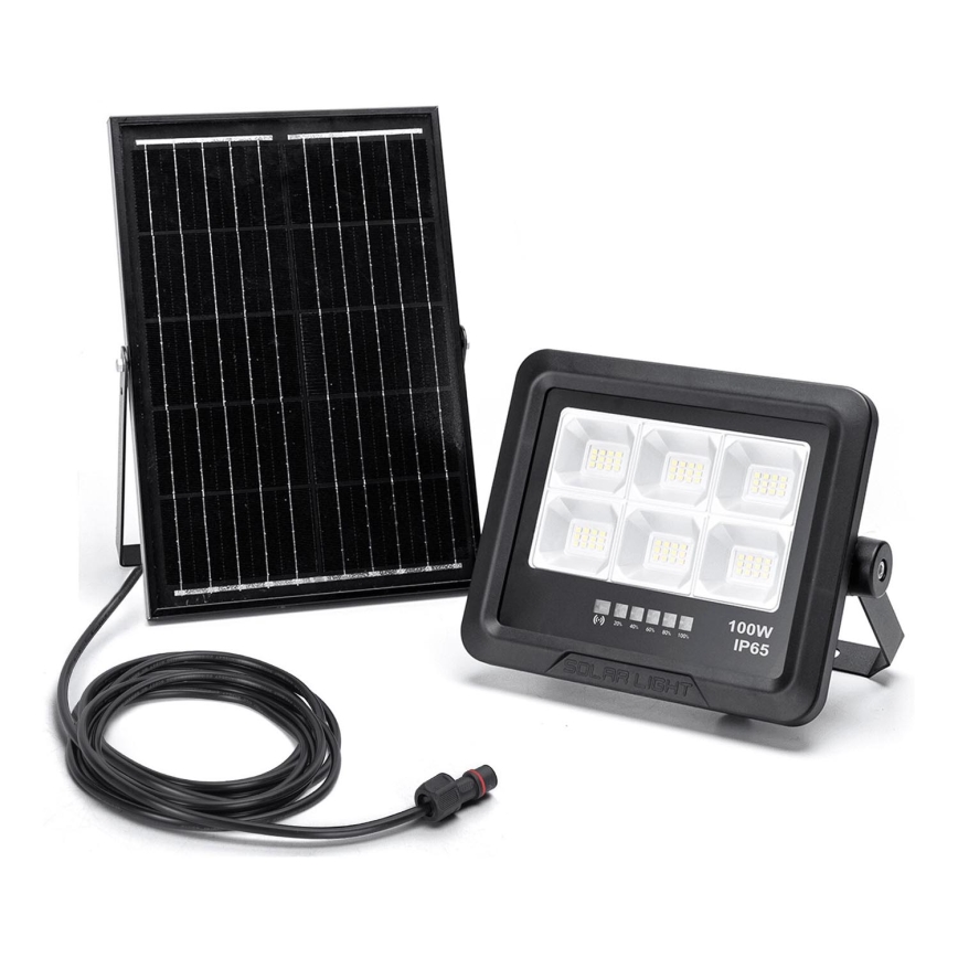Aigostar - LED регулируем соларен прожектор LED/100W/3,4V IP65 10000 mAh + дистанционно управление
