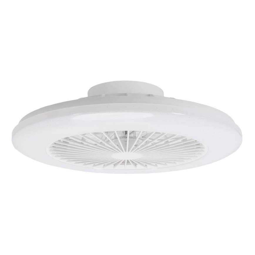 Aigostar - LED RGB Димируем плафон с вентилатор MESH LED/40W/230V 2700-6500K бял + дистанционно управление