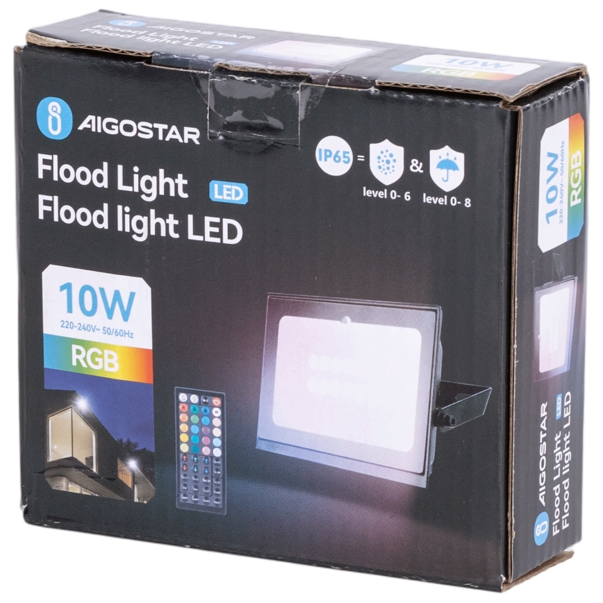 Aigostar - LED RGB димируем прожектор LED/20W/230V IP65 + дистанционно управление