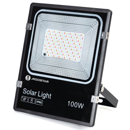 Aigostar - LED RGB Димируем соларен прожектор LED/100W/3,2V IP66 + дистанционно управление