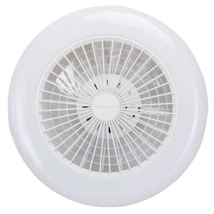 Aigostar - LED RGBW Димируем плафон с вентилатор LED/40W/230V 2700-6500K Ø 48,5 см бял + дистанционно управление