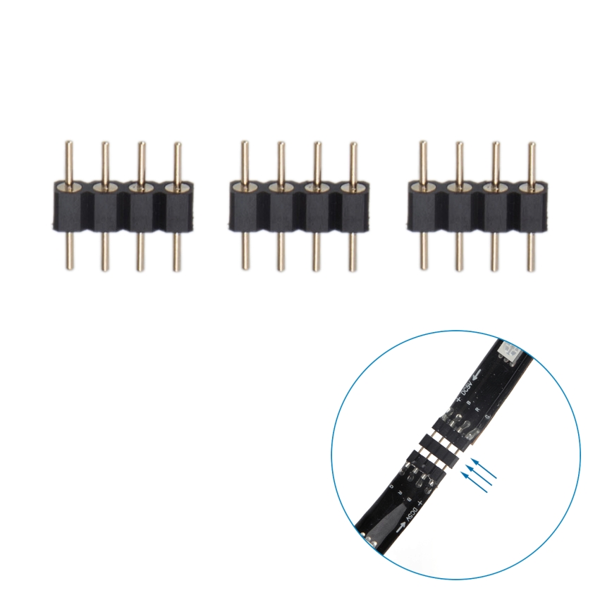 Aigostar - LED RGB Интелигентен Димируема лента 4x0,5m LED/4,5W/5V Wi-Fi + дистанционно управление
