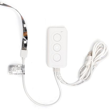 Aigostar - LED RGB Интелигентен Димируема лента 4x0,5m LED/4,5W/5V Wi-Fi + дистанционно управление