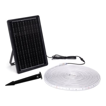 Aigostar - LED RGB Димируема соларна лента LED/10W/3,2V 10 m IP65 + дистанционно управление