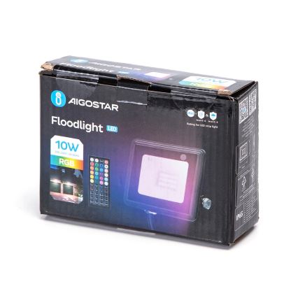 Aigostar - LED RGB Прожектор LED/10W/230V IP65 + дистанционно управление