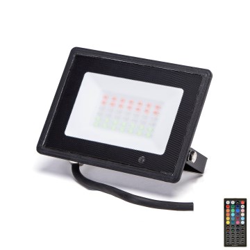 Aigostar - LED RGB Прожектор LED/30W/230V IP65 + дистанционно управление