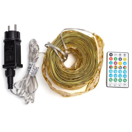 Aigostar - LED RGBICW Умна външна  гирлянда MESH 100xLED 10 m IP44 + дистанционно управление