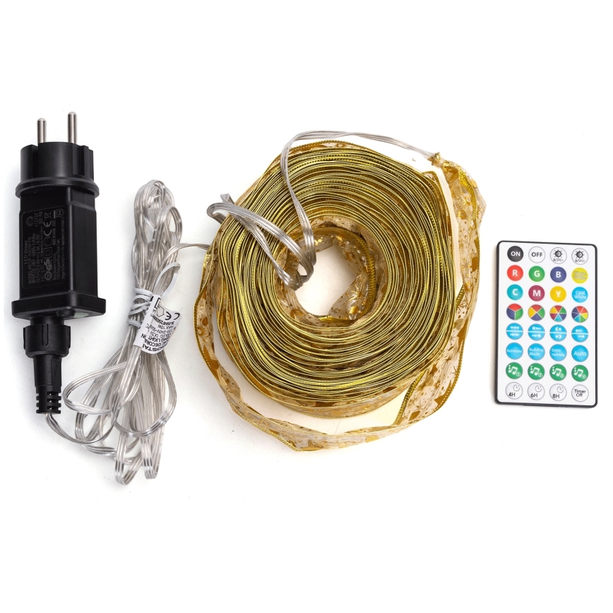Aigostar - LED RGBICW Умен външен коледен гирлянд MESH 100xLED 10 м IP44 + дистанционно управление
