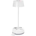 Aigostar - LED RGBW Димираща настолна лампа с контакт и USB LED/4,6W/230V 3000/4000/6500K бяла