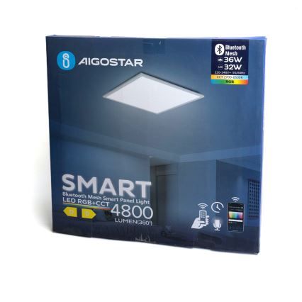 Aigostar - LED RGBW Димируем панел за вграждане MESH LED/36W/230V 60x60 см