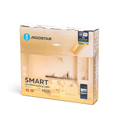 Aigostar - LED RGBW Димируем плафон LED/19W/230V 2700-6500K Wi-Fi