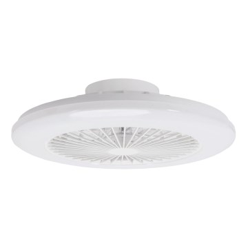 Aigostar - LED RGBW Димируем плафон с вентилатор MESH LED/40W/230V 2700-6500K бял + дистанционно управление