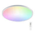 Aigostar - LED RGBW Димируем плафон за баня LED/24W/230V 3000-6500K Ø 42 см IP44 + дистанционно управление