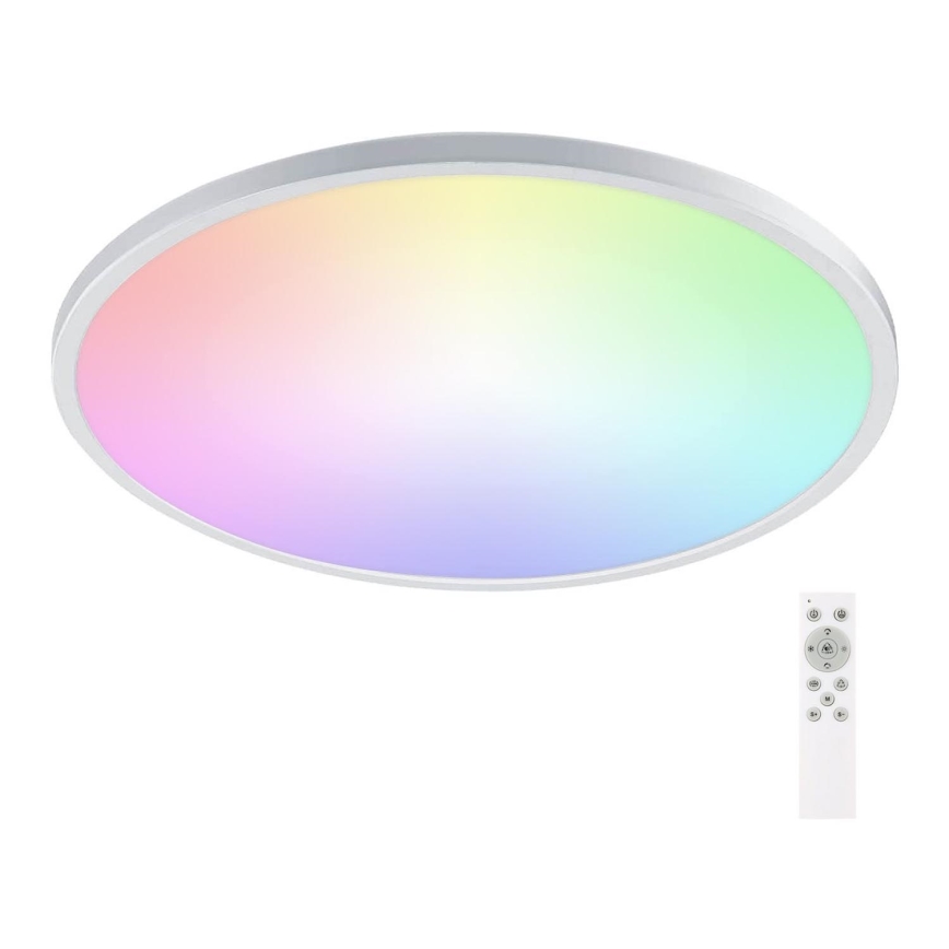 Aigostar - LED RGBW Димируем плафон за баня LED/24W/230V 3000-6500K Ø 42 см IP44 + дистанционно управление