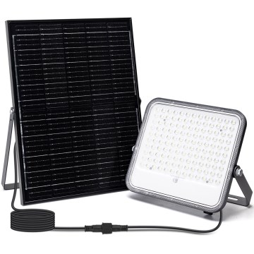 Aigostar - LED RGBW Димируем соларен прожектор LED/200W/3,4V IP66 + дистанционно управление